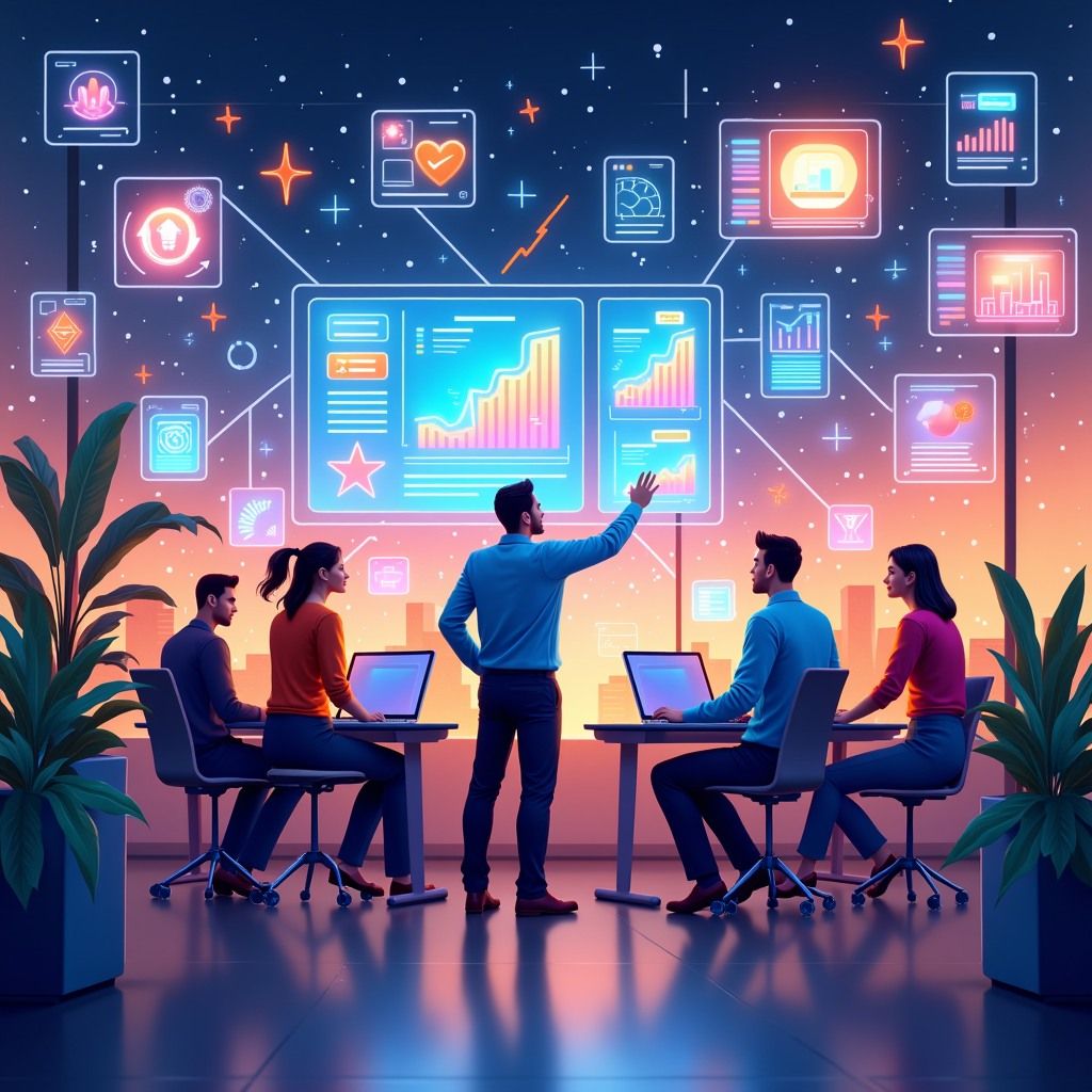 Team che lavora su flussi e analisi operativa